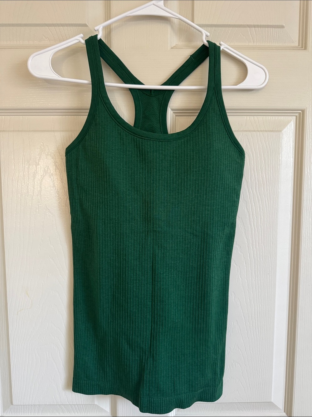 lululemon athletica Forest Green Ribbed Racerback Tank